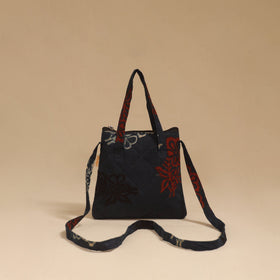 Handcrafted quilted sling bag 42