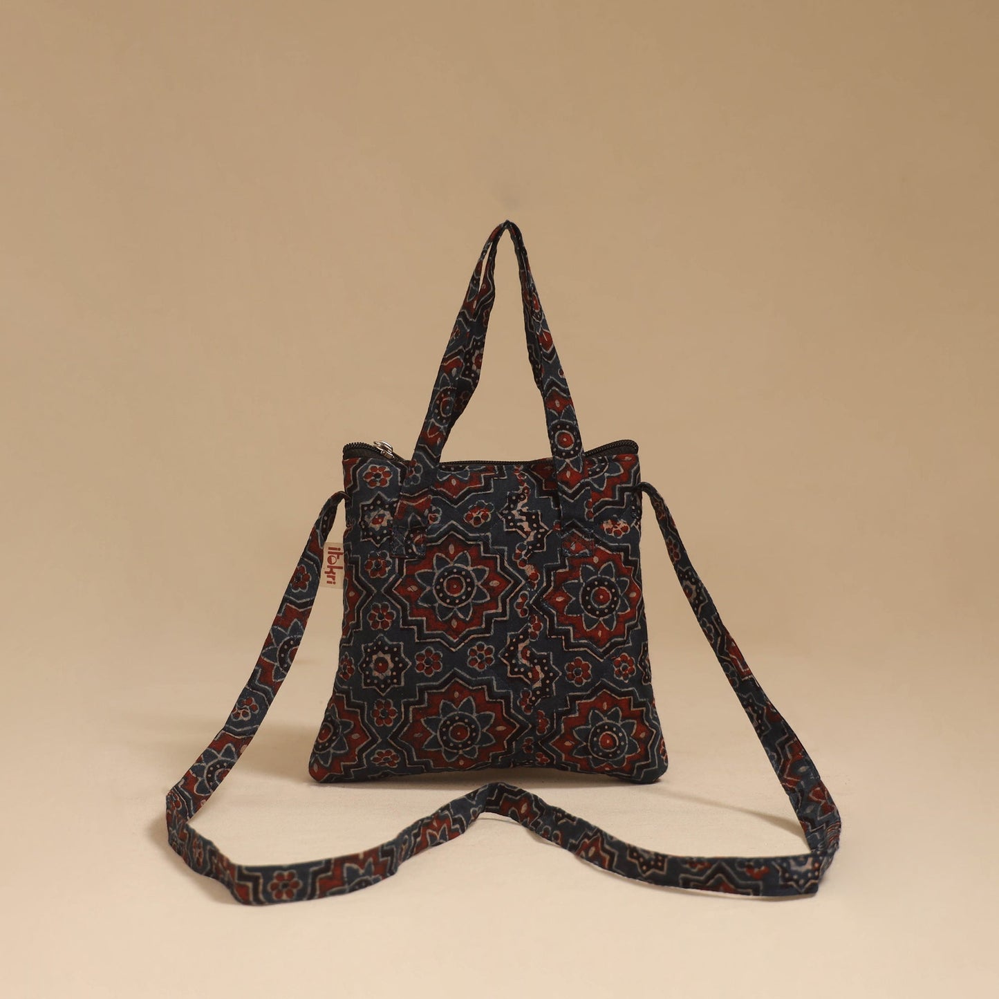 Handcrafted quilted sling bag 43