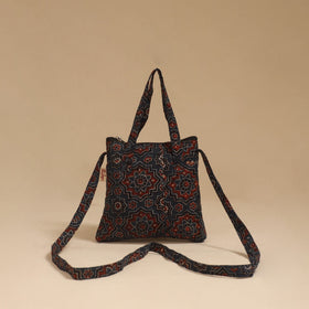 Handcrafted quilted sling bag 43