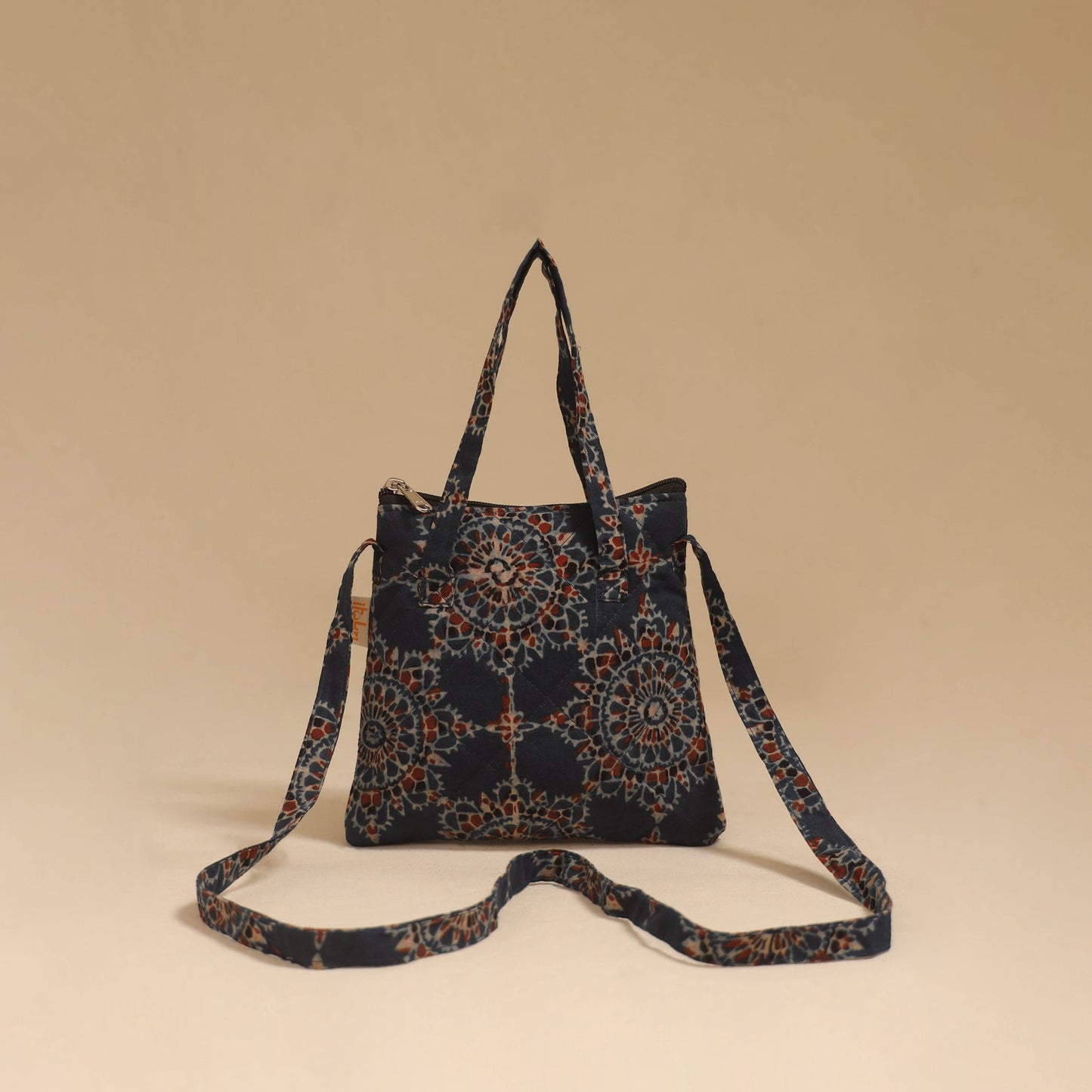 Handcrafted quilted sling bag 44