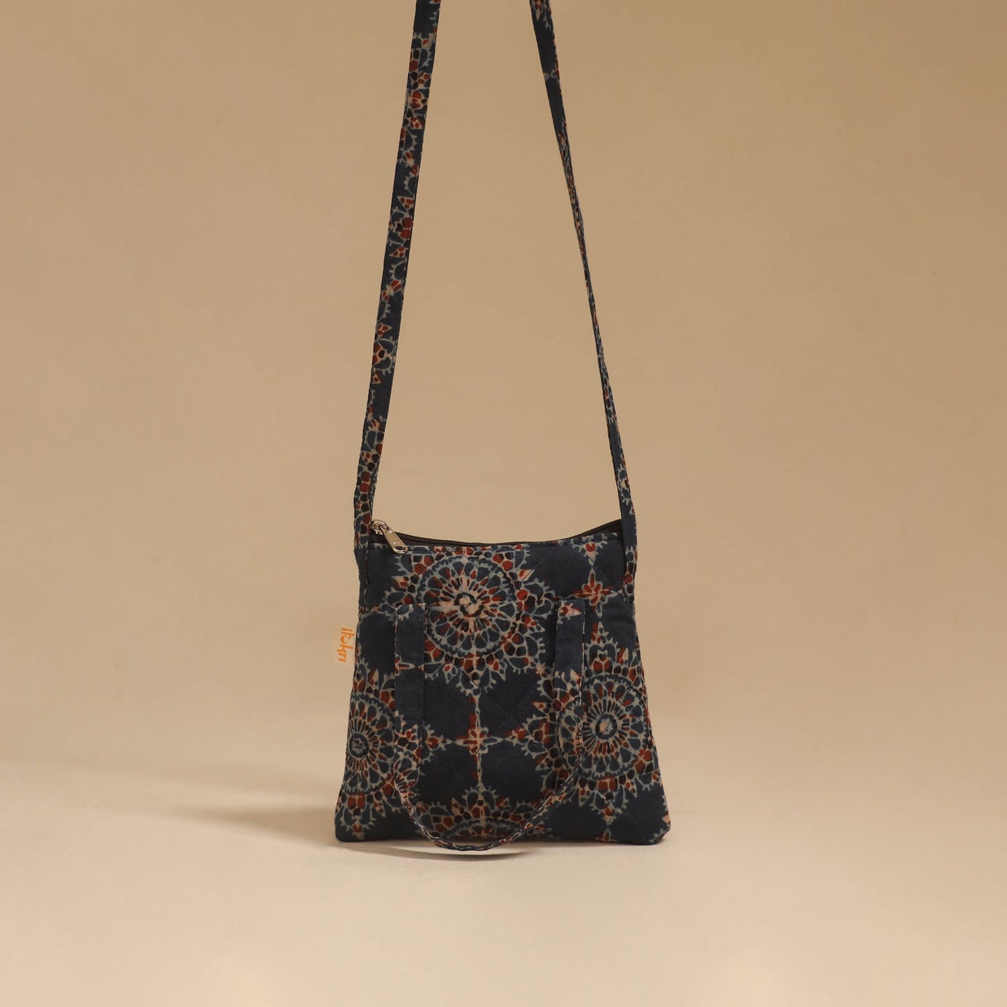 Handcrafted quilted sling bag 44