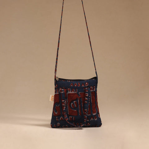 Handcrafted quilted sling bag 47