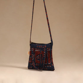 Handcrafted quilted sling bag 47