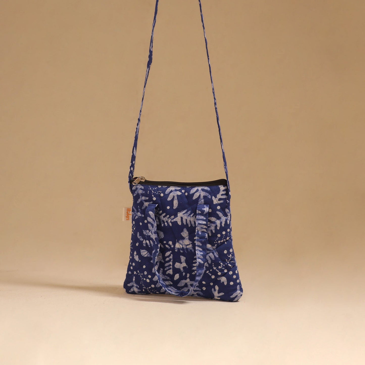 Handcrafted quilted sling bag 51