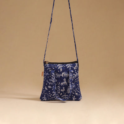 Handcrafted quilted sling bag 51