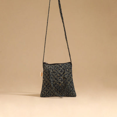 Handcrafted quilted sling bag 87