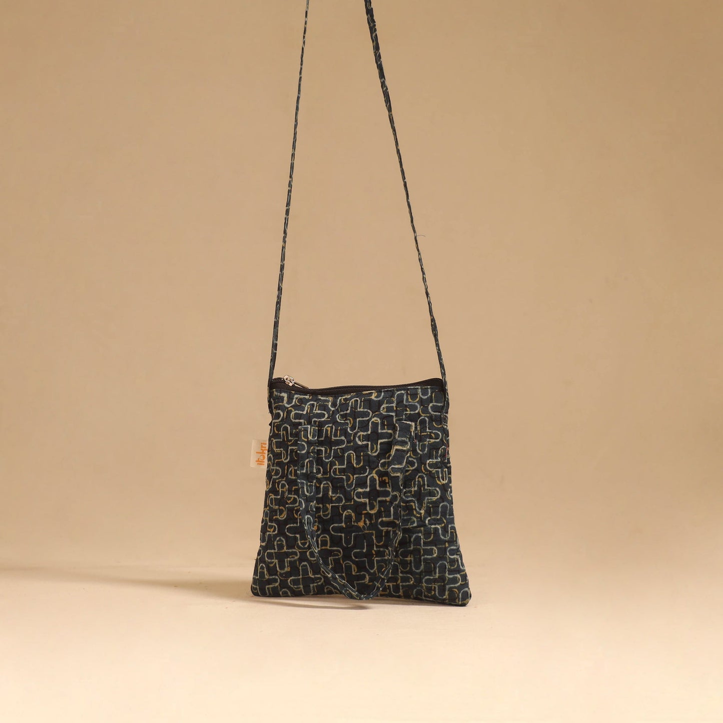 Handcrafted quilted sling bag 87