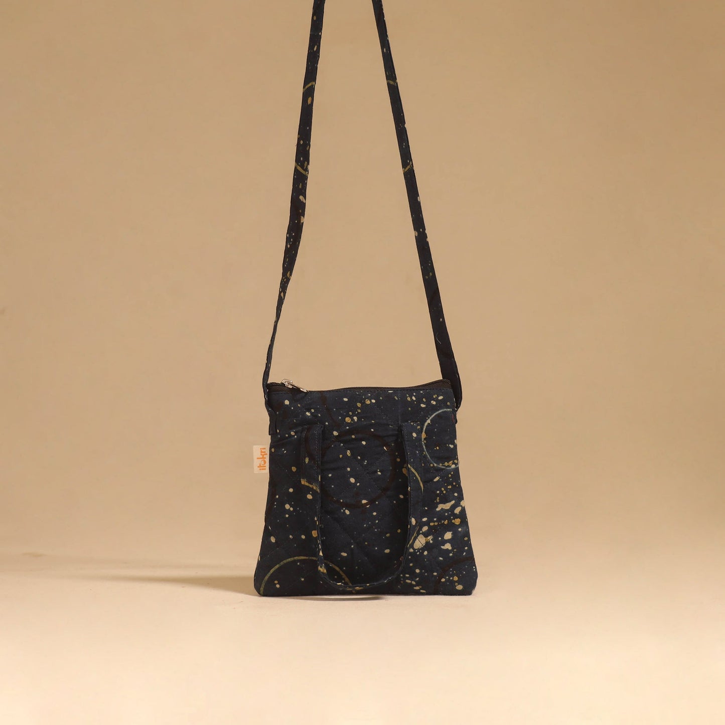 Handcrafted quilted sling bag 92