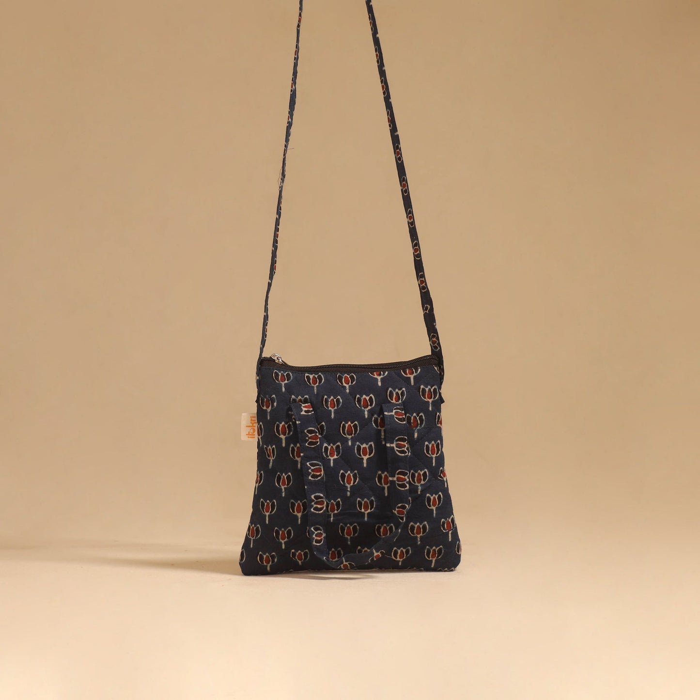 Handcrafted quilted sling bag 97