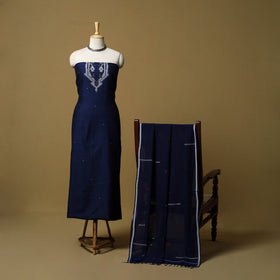 Handloom bengal jamdani cotton 2pc unstitched dress