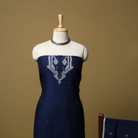 Handloom bengal jamdani cotton 2pc unstitched dress