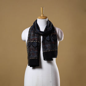 Handloom chanderi silk natural dyed stole 02 - handcrafted