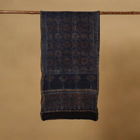 Handloom chanderi silk natural dyed stole 10 - handcrafted