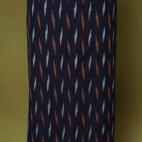 Blue - handloom cotton 3pc pochampally ikat dress material