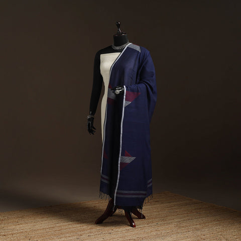 Handloom cotton bengal jamdani dupatta 19 - handcrafted