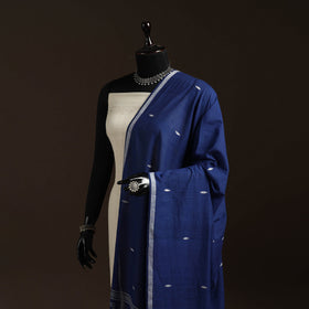 Handloom cotton burdwan jamdani dupatta 02 - handcrafted