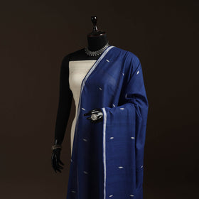 Handloom cotton burdwan jamdani dupatta 06 - handcrafted
