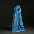 Blue - handloom cotton buti srikakulam jamdani saree 02