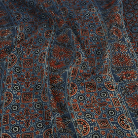 Blue - handloom cotton double bed sheet (108 x 90 in) 12