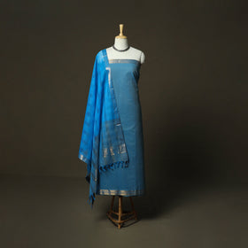 Handloom cotton mangalagiri 3pc unstitched dress material