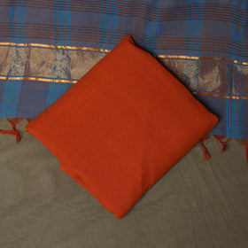 Handloom cotton mangalagiri 3pc unstitched dress material