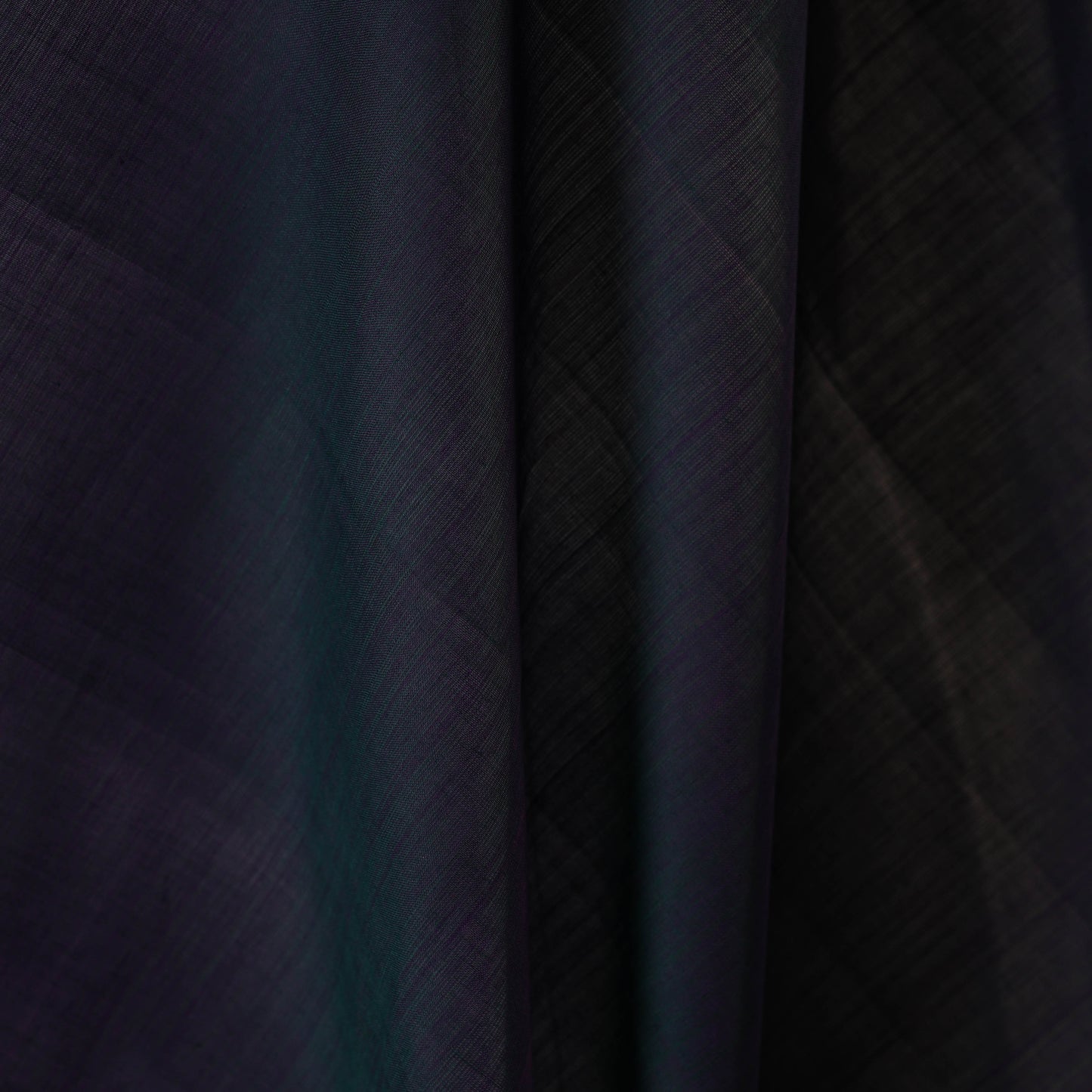 Blue - handloom cotton mangalagiri fabric with zari border