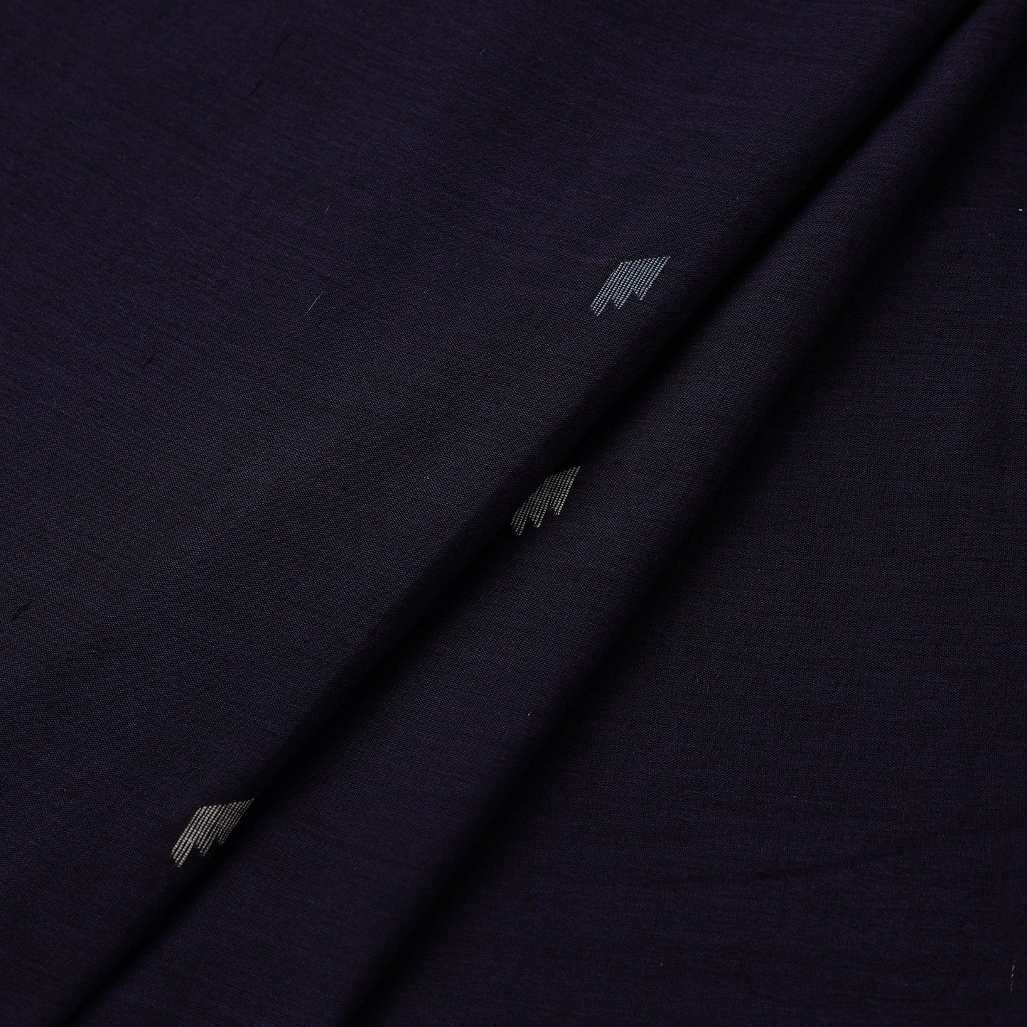 Buy Blue Handloom Cotton Phulia Jamdani Fabric