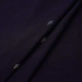Buy Blue Handloom Cotton Phulia Jamdani Fabric