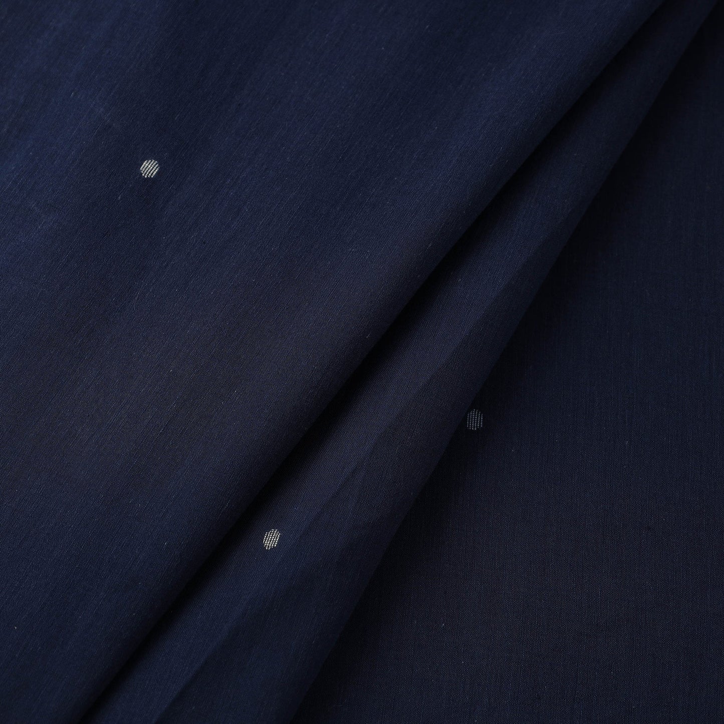 Buy Blue Handloom Cotton Phulia Jamdani Fabric