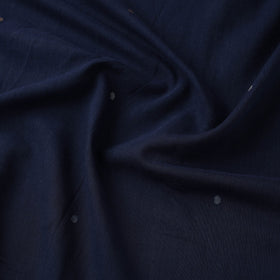 Buy Blue Handloom Cotton Phulia Jamdani Fabric