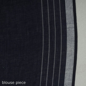  Handloom Cotton Phulia Jamdani Saree with Tassels 