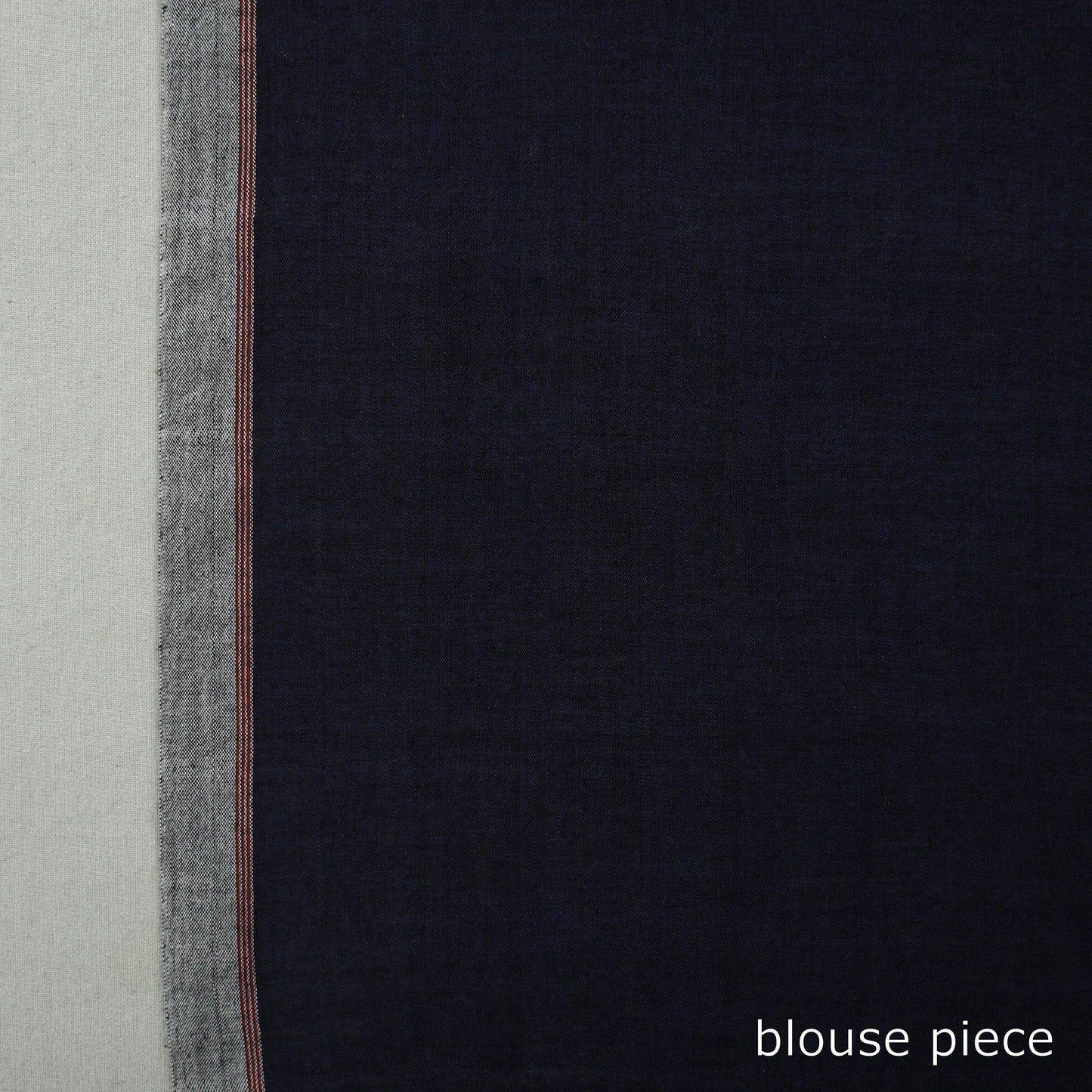 Blue - handloom cotton phulia jamdani saree with tassels 31