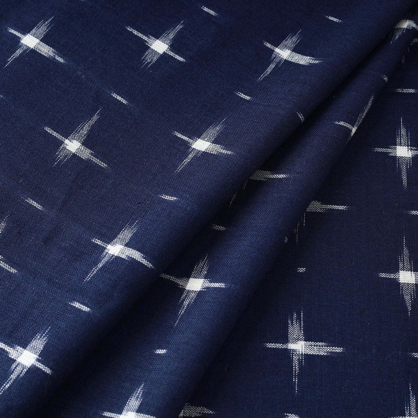  Handloom Cotton Pochampally Double Ikat Fabric