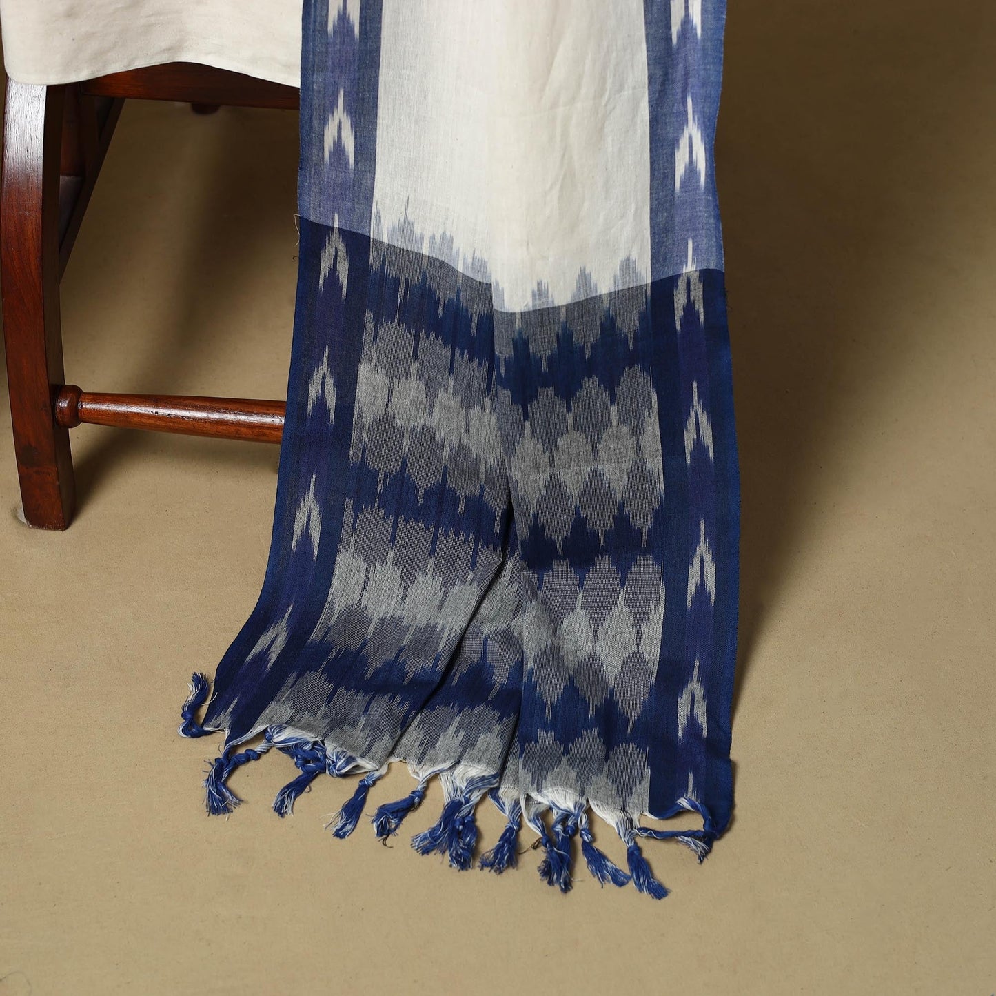 Pink - handloom cotton pochampally ikat 3pc unstitched