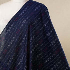 Blue - handloom cotton sambalpuri ikat fabric 11