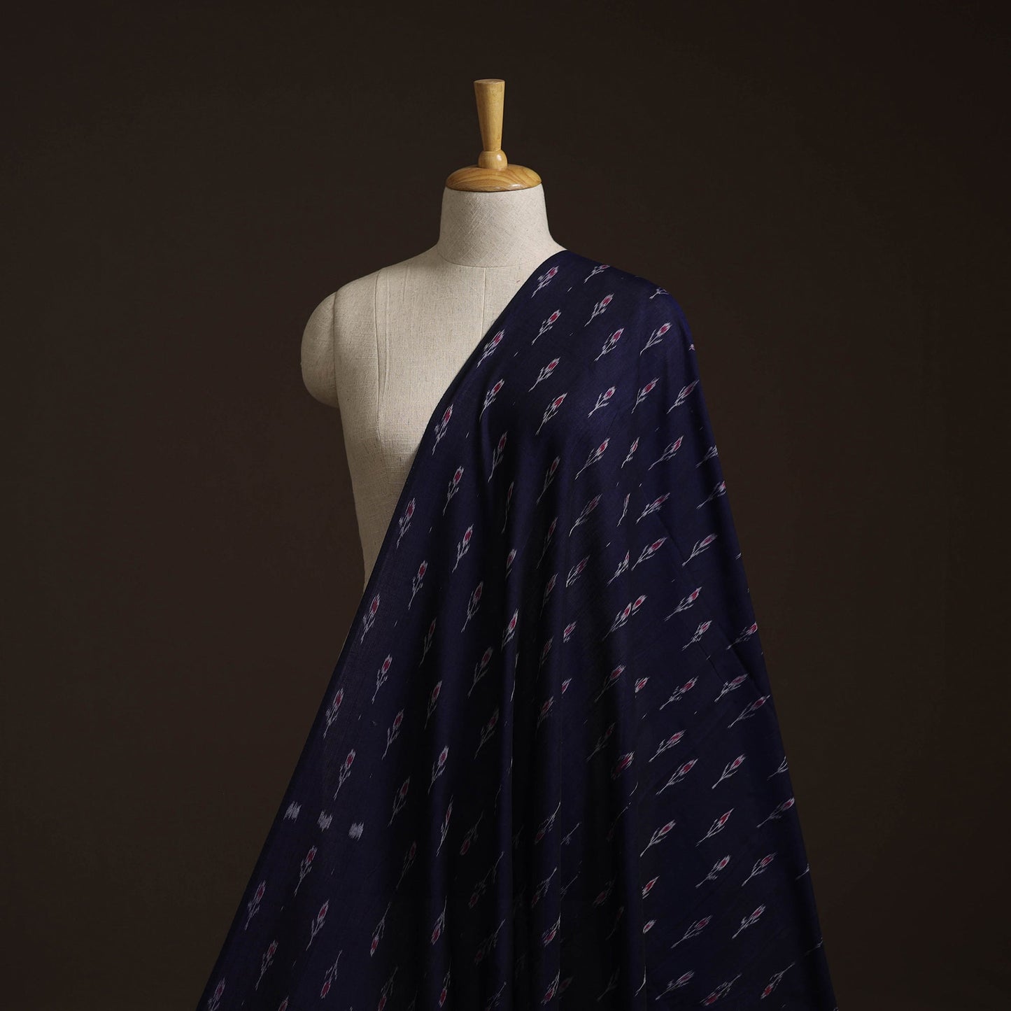 Handloom cotton sambalpuri ikat fabric 12 - handcrafted