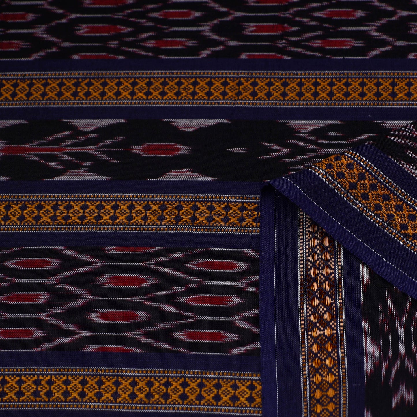  Handloom Cotton Sambalpuri Ikat Fabric 12