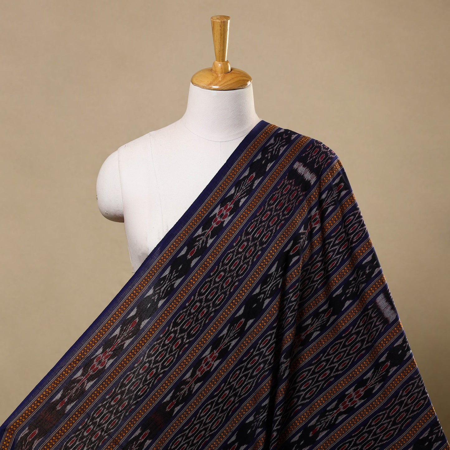  Handloom Cotton Sambalpuri Ikat Fabric 12