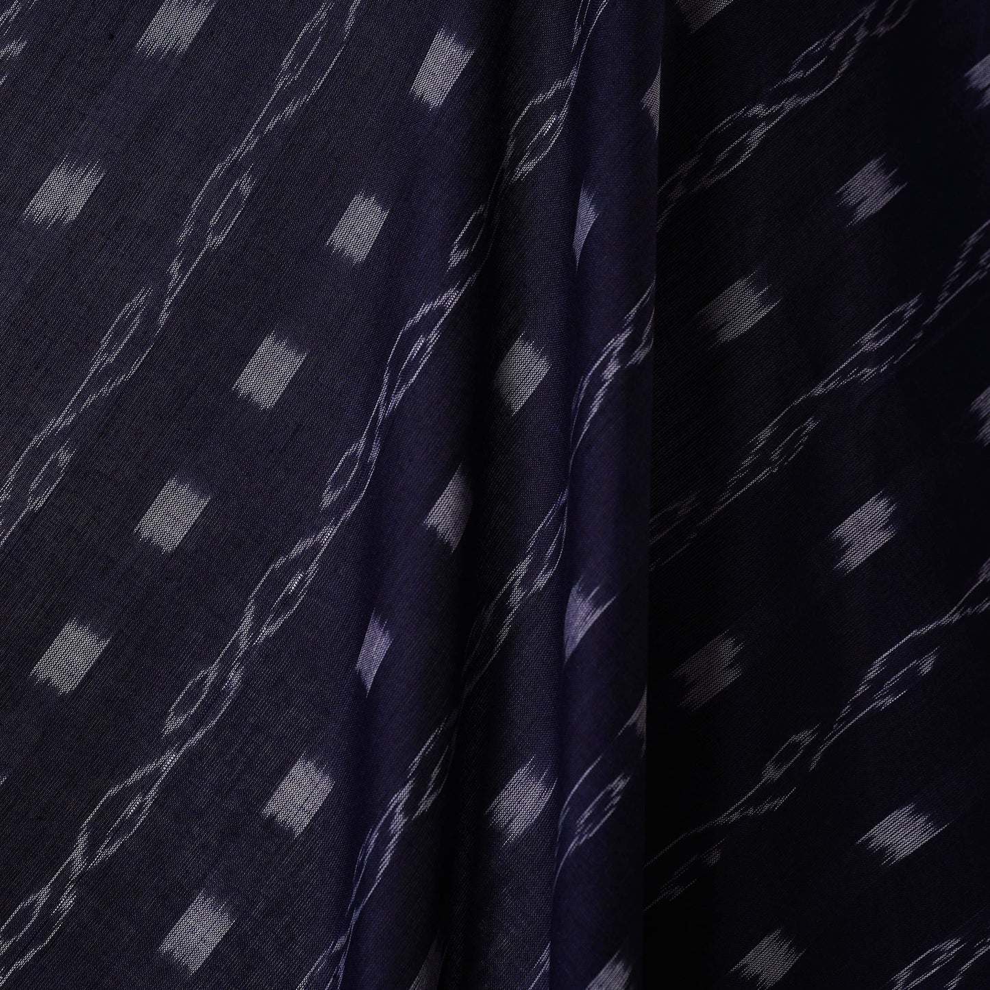 Blue - handloom cotton sambalpuri ikat fabric 19