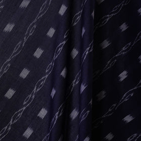 Blue - handloom cotton sambalpuri ikat fabric 19