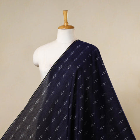 Blue - handloom cotton sambalpuri ikat fabric 25