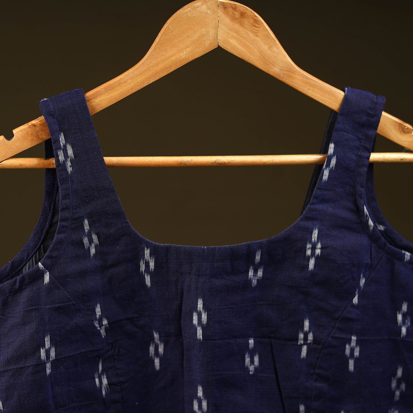 Blue - handloom cotton stitched sambalpuri ikat blouse 10