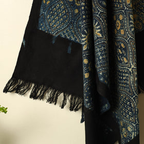 Buy Blue Handloom Block Print Cotton Ajrakh Towel