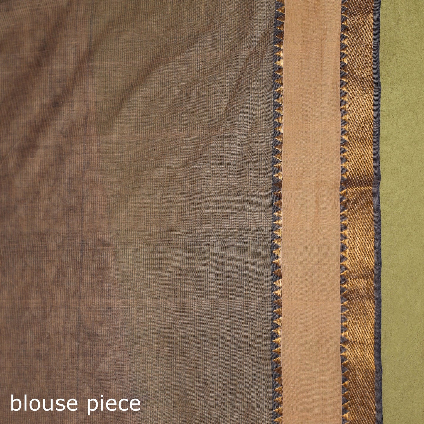 Blue - handloom cotton zari border mangalagiri saree 28