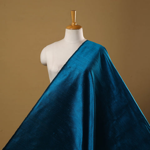 Handloom dupion silk natural dyed plain fabric 06
