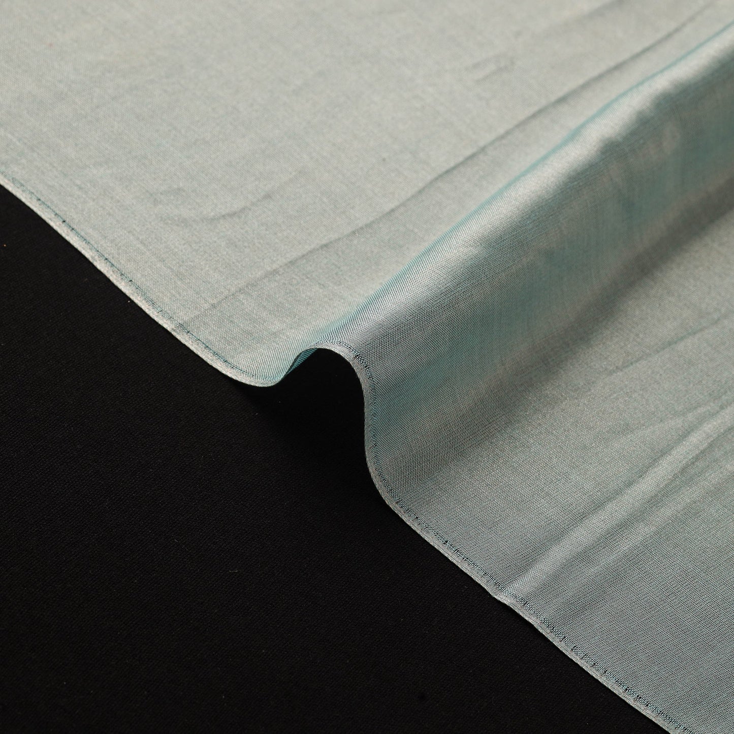 Handloom full tissue silver zari stripes chanderi silk