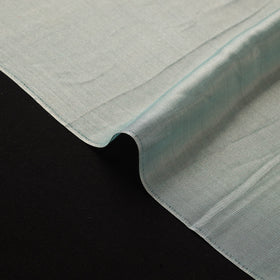 Handloom full tissue silver zari stripes chanderi silk