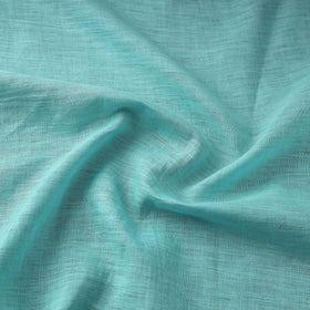 Blue - handloom linen bhagalpuri fabric 19 - handcrafted