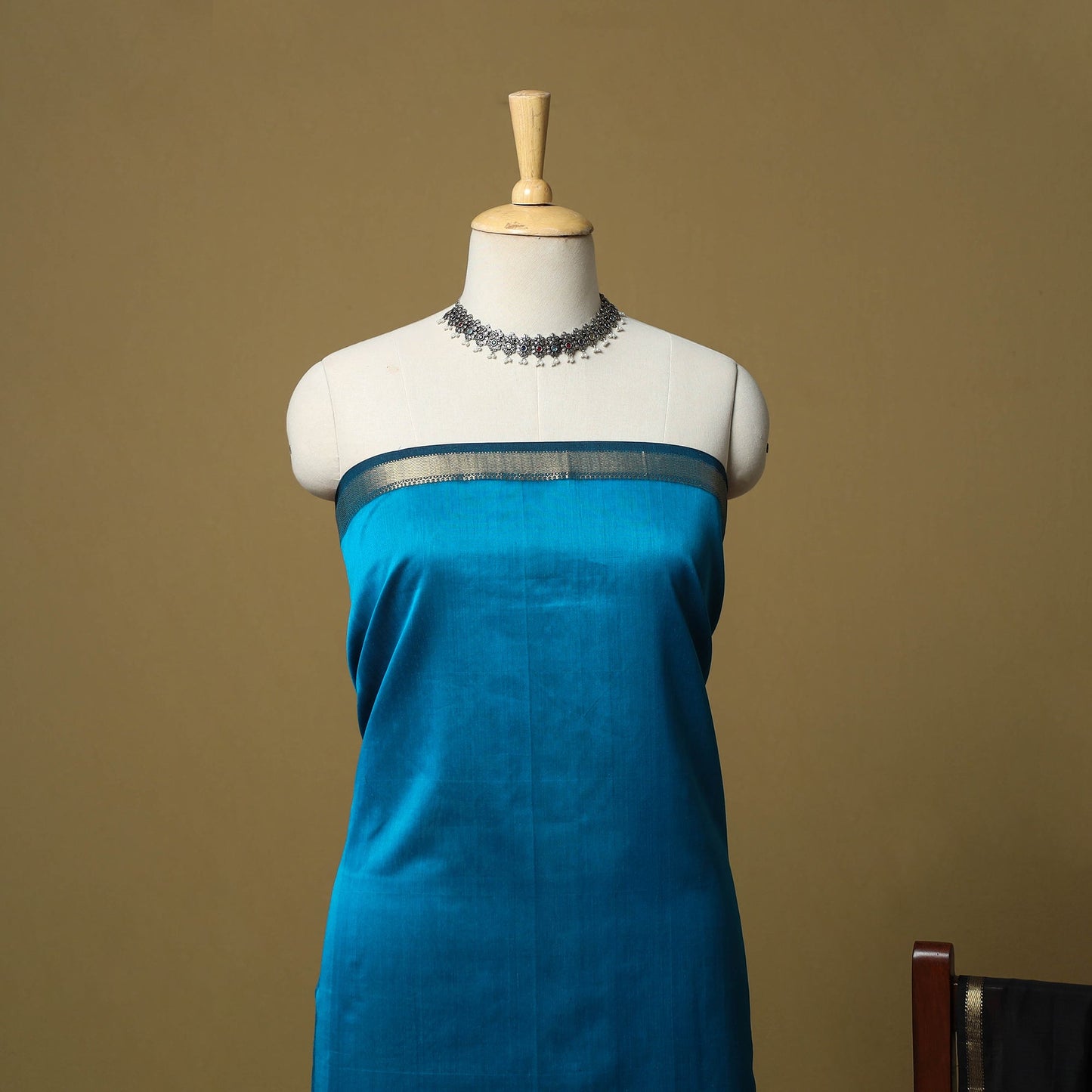 Handloom maheshwari silk 2pc unstitched dress material 36