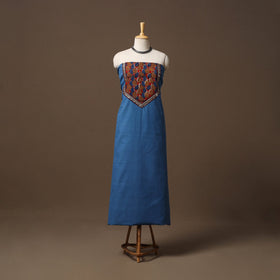 Handloom mangalagiri patchwork cotton unstitched kurta